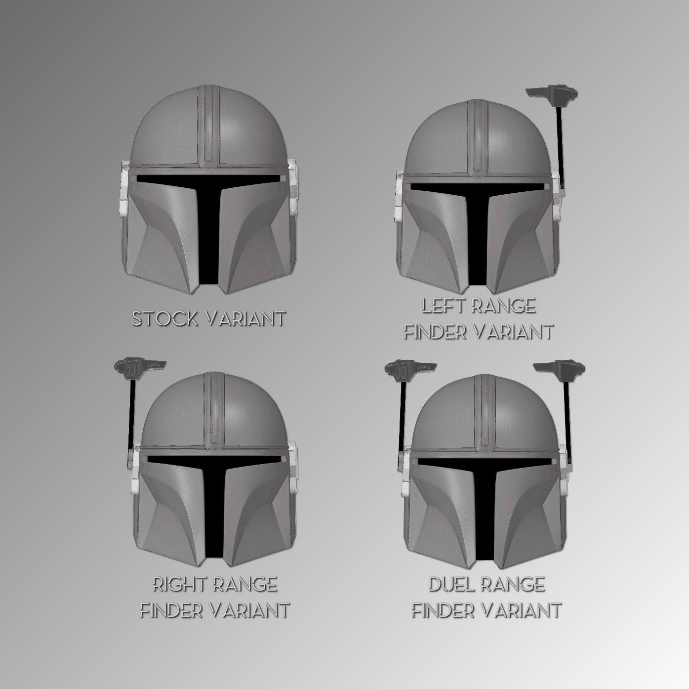 Custom Mandalorian Helmet Bo Katan, Mando, Boba Fett, Nite Owl