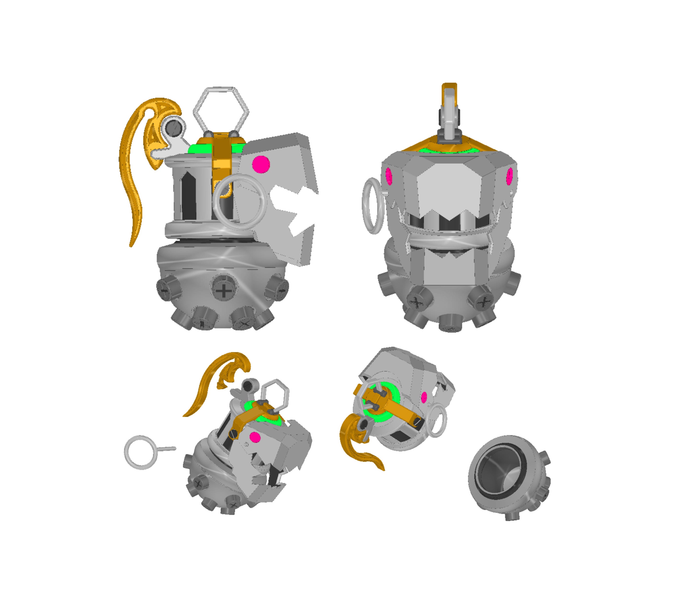 Jinx's Monkey Bomb Prop Cosplay Accessory or Thematic Etsy