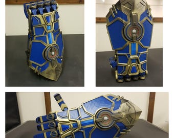 Guanteletes Vi Atlas Temporada 1 y 2 Tema disponible / Cosplay funcional y accesorio de exhibición / Por Collins Creations 3D