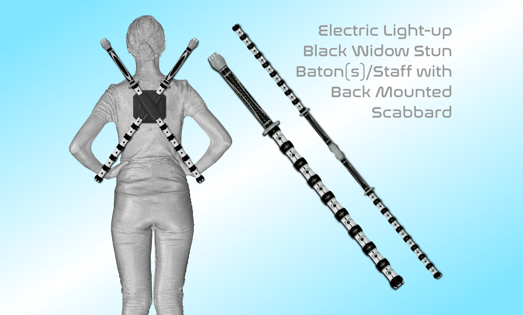 Digital Download Black Widow Electric Baton / Staff Etsy
