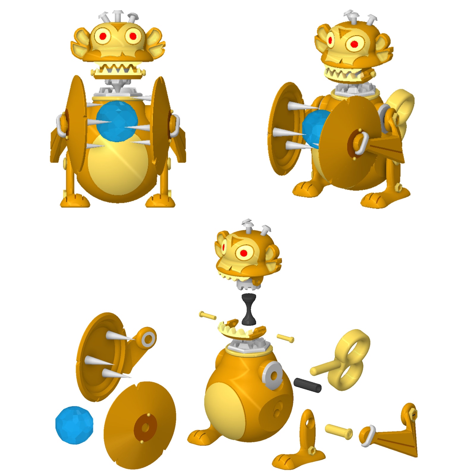 Monkey Bomb Prop Cosplay Accessory by Collins Creations 3D Etsy