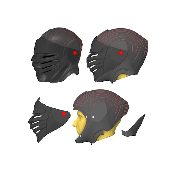 Marrok Helmet | Inquisitor Helmet | LED functionality Available | Ahsoka Cosplay prop | By Collins Creations 3D