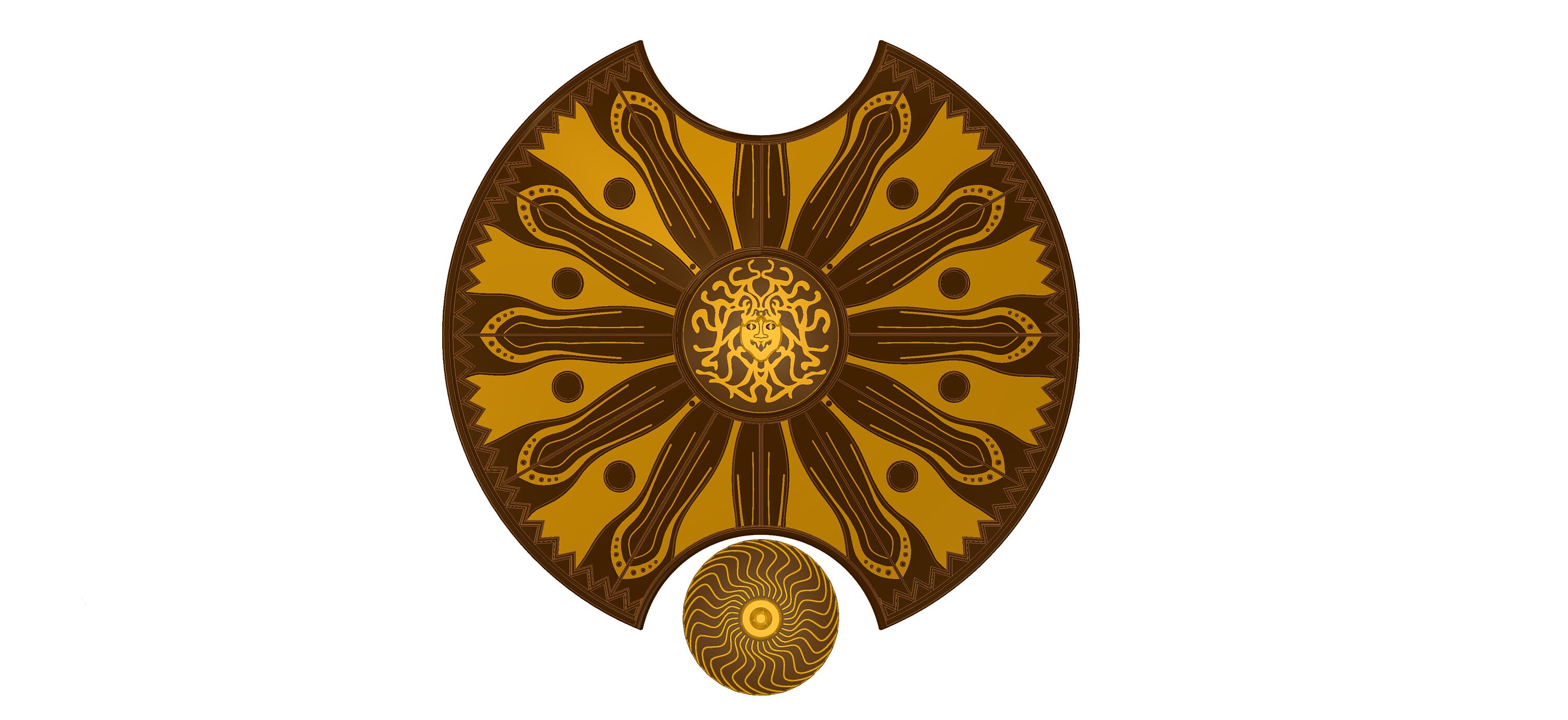 アキレスの盾 | ギリシャのアスピスの盾 | カスタマイズオプション