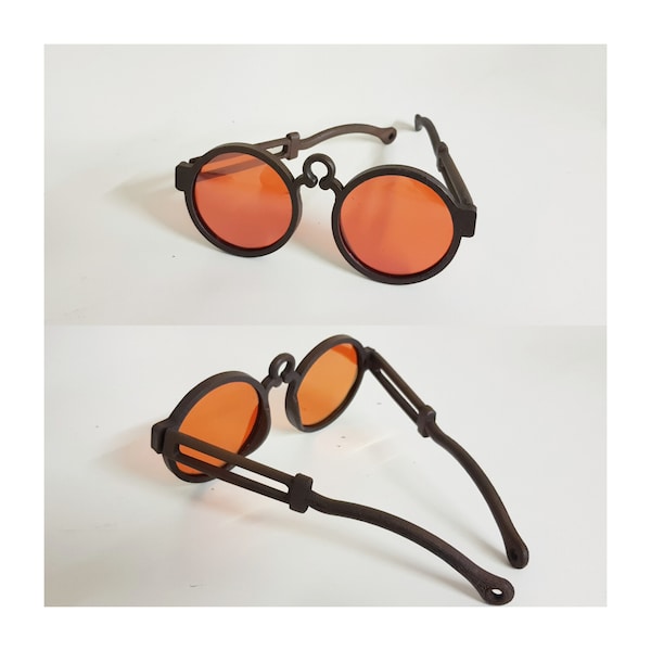 Mizu Orange Tinted Glasses Replica | Blue Eyed Samurai Cosplay | By Collins Creations 3D