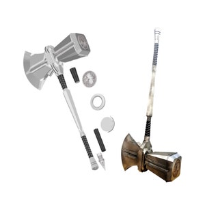 Digital Download Custom Build YOUR Asgardian Stormbreaker War Hammer-Axe | Wall Mount Option Available| By Collins Creations 3D