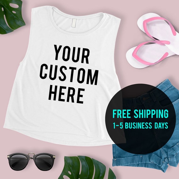 etsy custom crop top