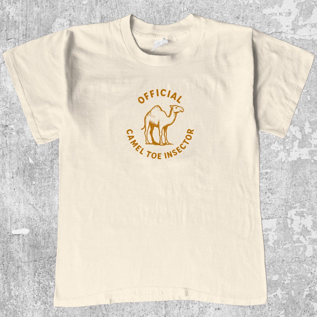 Official Camel Toe Inspector T-shirt I Vintage, Retro, Trendy Graphic T ...