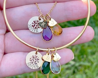 Sister Necklace for 4 - Etsy