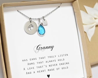 Granny Grandma Baby Announcement Grandparent, New Grandma Gift, Promoted to Grandma Pregnancy Reveal Gift for New Grandmother Gift