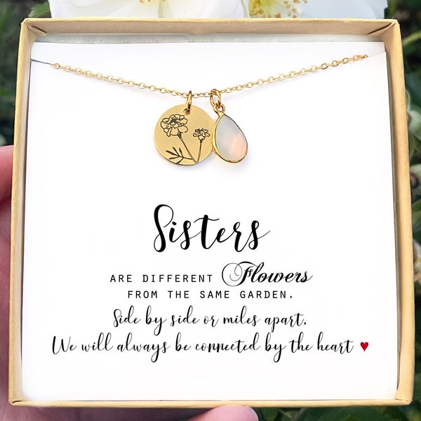 Little Sister Necklace Gift Sister Gifts Little Sister Birthday Gift for Little Sister Jewelry Gift for Sister Christmas Gifts for Her GARDE