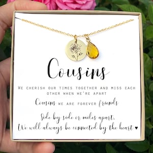 Personalized Gift for Cousin Birthday Gift Cousin Necklace Cousin Christmas gifts for Cousins gift Idea Cousin Best Friend Gift for women