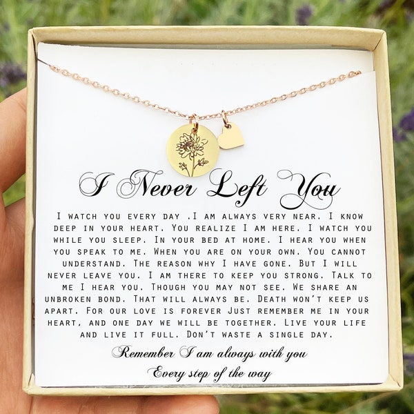 Loss of Sister memorial gifts Sister Grief Gift Remembrance Necklace Thoughtful Sympathy Gift Keepsake Gift Sympathy Pass Away Sister INLYOU