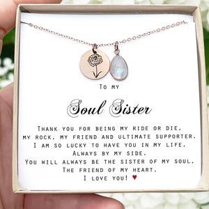 Soul Sister Gifts Best Friend Necklace Soul Sister Necklace Best Friend Gifts for Friend Best Friend Birthday Gifts Christmas gifts for her