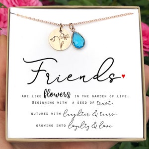 Best Friend Gifts Friendship necklace Gifts for Friends Long Distance Friendship Jewelry Gift for her Meaningful Christmas Gift Birthday