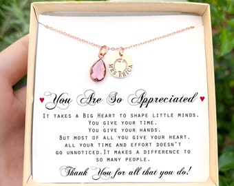 Personalized Teacher Gifts Teacher Appreciation Gifts Personalized Gifts for Teacher  Thank You Gifts Christmas Gifts for her teacher Apple