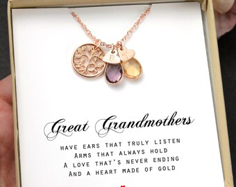 great grandmother charm necklace