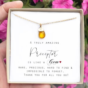 Preceptor Appreciation Gift for Preceptor Gifts Personalized Preceptor Necklace Jewelry Gift Ideas Preceptor Retirement Thank you Preceptor