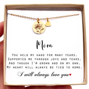 Personalized Gift for Mother of the Groom Gift from BRIDE Mother of the Groom Necklace Gift for Mother in law Wedding Gift from Bride Mom