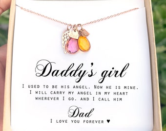 DADDY's Girl Loss of father gift Grief Gift Sympathy Dad remembrance Necklace Loss of father memorial Gifts Sympathy Condolence Gift