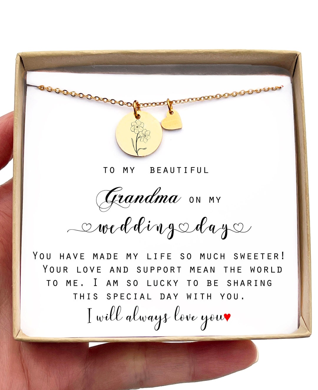 Grandmother of the Bride Gift Grandma of the Bride Gift Wedding Gift