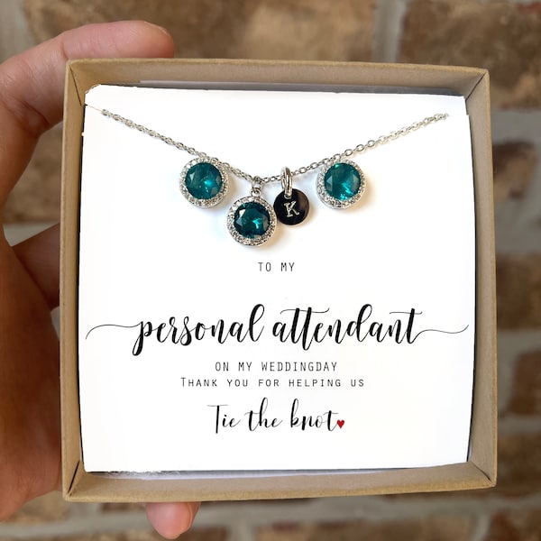 Silver Personal Attendant Proposal Etsy