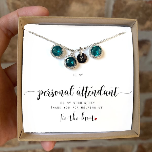 Personal Attendant Gift Bridesmaids Gifts Bridesmaids Jewelry Bridesmaids Proposal Jewelry Bridesmaids Bridal Party Gifts Maid of Honor