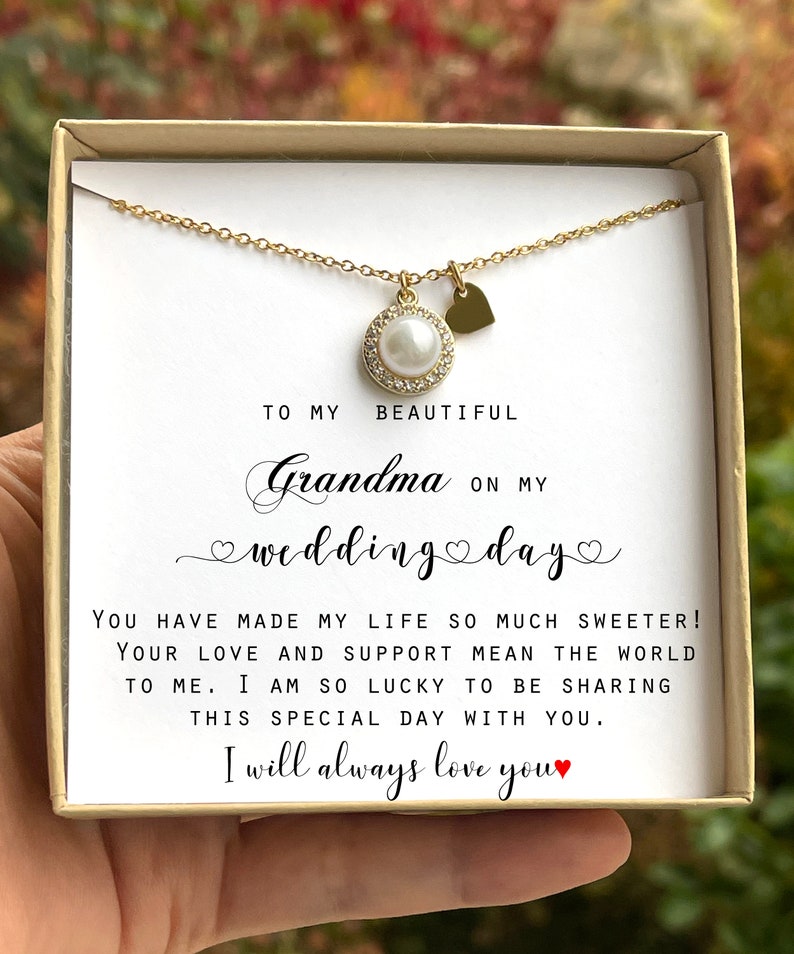 MOTHER Of The GROOM Gift from BRIDE Mother of the Groom Necklace mothers day Gift for Mother in law Wedding Gift from Bride Pearl Jewelry image 10