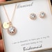 Bridesmaid gift,Bridesmaid gifts set,bridesmaid earrings,Bridal Earrings,bridesmaid jewelry,Wedding Jewelry Set, bridesmaid card CUSTOM 