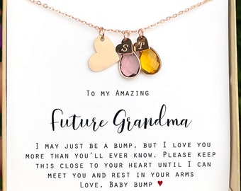 New Grandma Gift Baby Announcement Grandparent Promoted to Grandma Pregnancy Reveal Gift for New Grandmother Gift First Time Grandma family