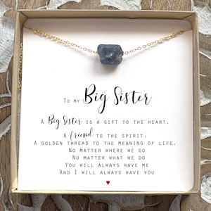 Big Sister Necklace Gift Sister Gifts Big Sister Birthday Gift for Big Sister Jewelry Gift for Sisters gift for her Sister necklace