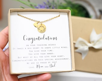 Personalized Graduation Gift for Teachers Future Teacher Professor Graduation Gifts for teacher 2024 Graduation Gift for New Teacher apple