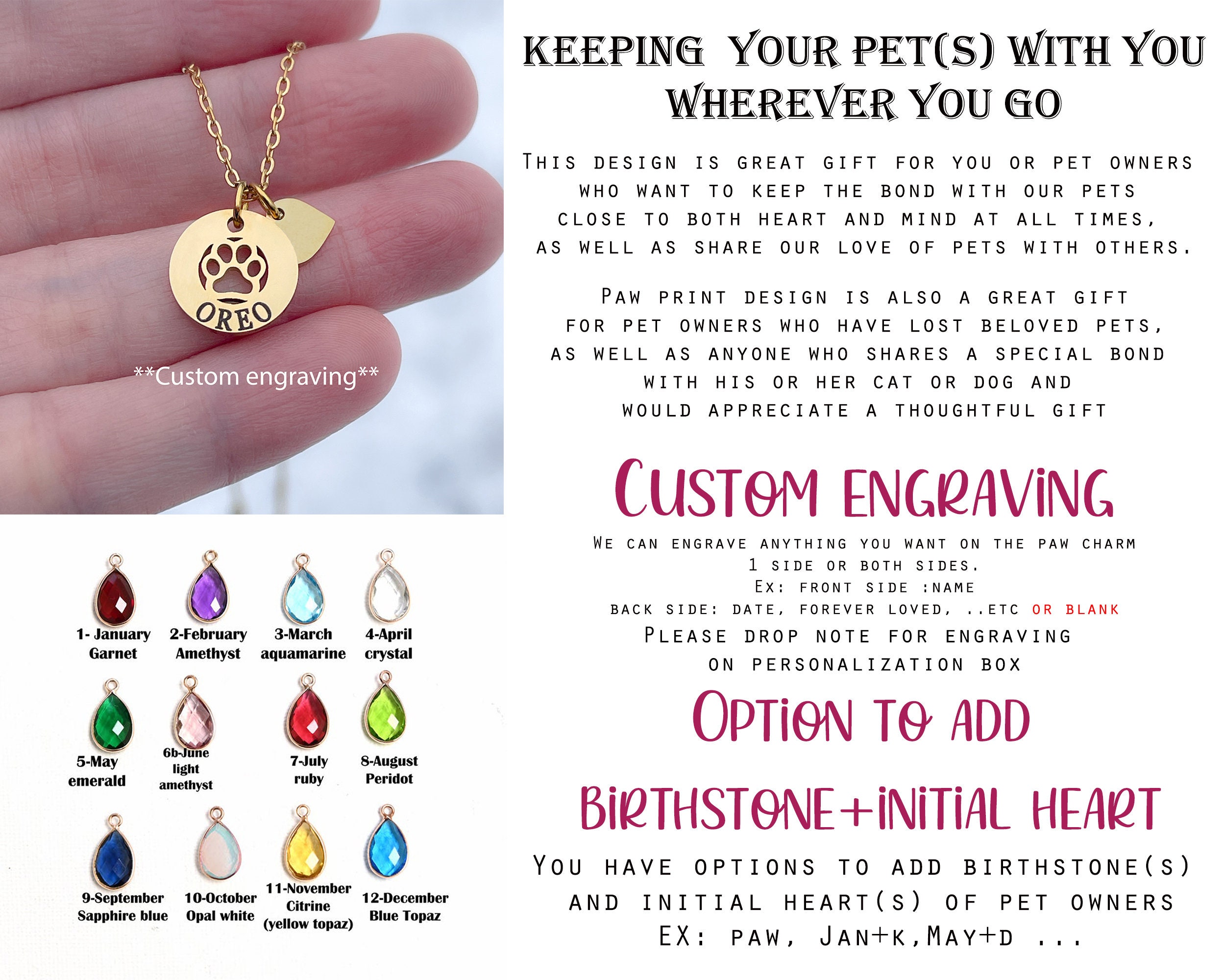 Rainbow Bridge Dog Necklace Loss of Dog Cat Memorial Jewelry Cat Dog ...