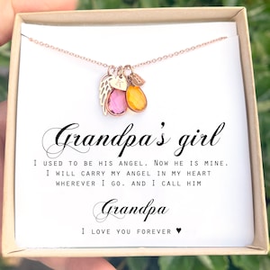 GRANDPA's Girl Loss of Grandfather Grief Gift Remembrance Necklace Sympathy Gift Grandparents Memorial Gift Keepsake Gift Sympathy Pass Away