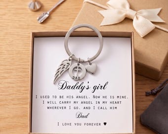 DADDY'S GIRL Loss of father memorial Gifts Loss of father gift Grief Gift Sympathy Dad remembrance Necklace personalized father day gift