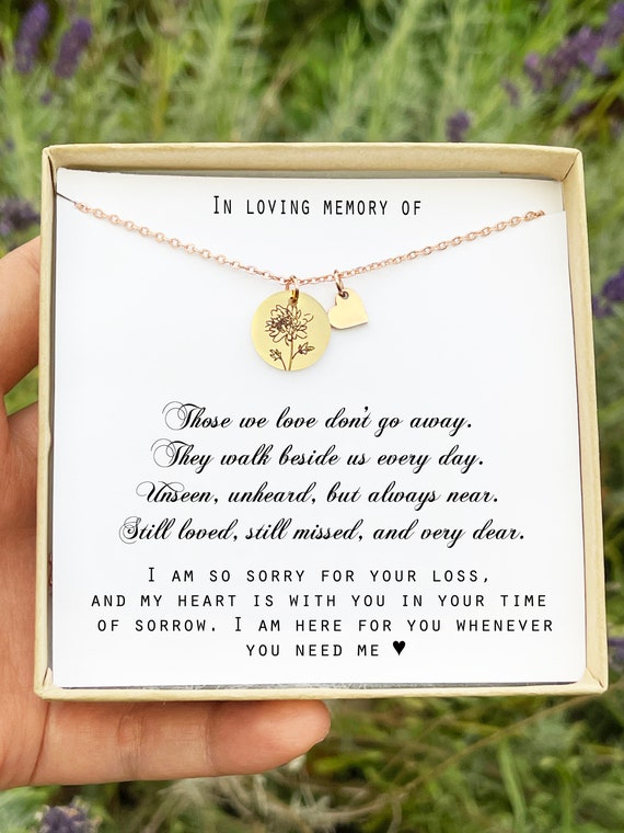 Necklace for on sale loss of mother