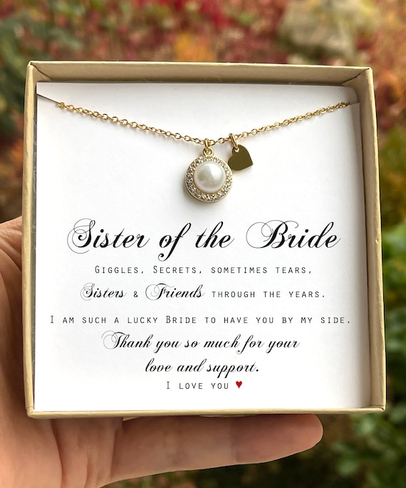 Jewelry gift for sister outlet