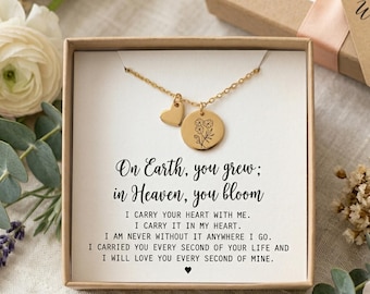 Forget Me Not Flower Necklace Forget Me Not Miscarriage Gift for Loss Pregnancy Loss Sympathy Gift Best Friends Gift Grief Gift Unique