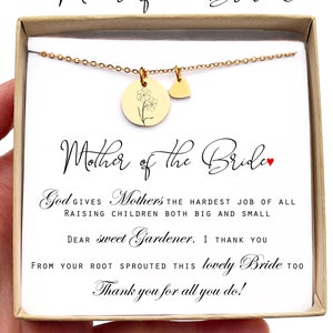 Personalized Gift for Mother of the Groom Gift from BRIDE Mother of the Groom Necklace Gift for Mother in law Wedding Gift from Bride Mother of the Bride3