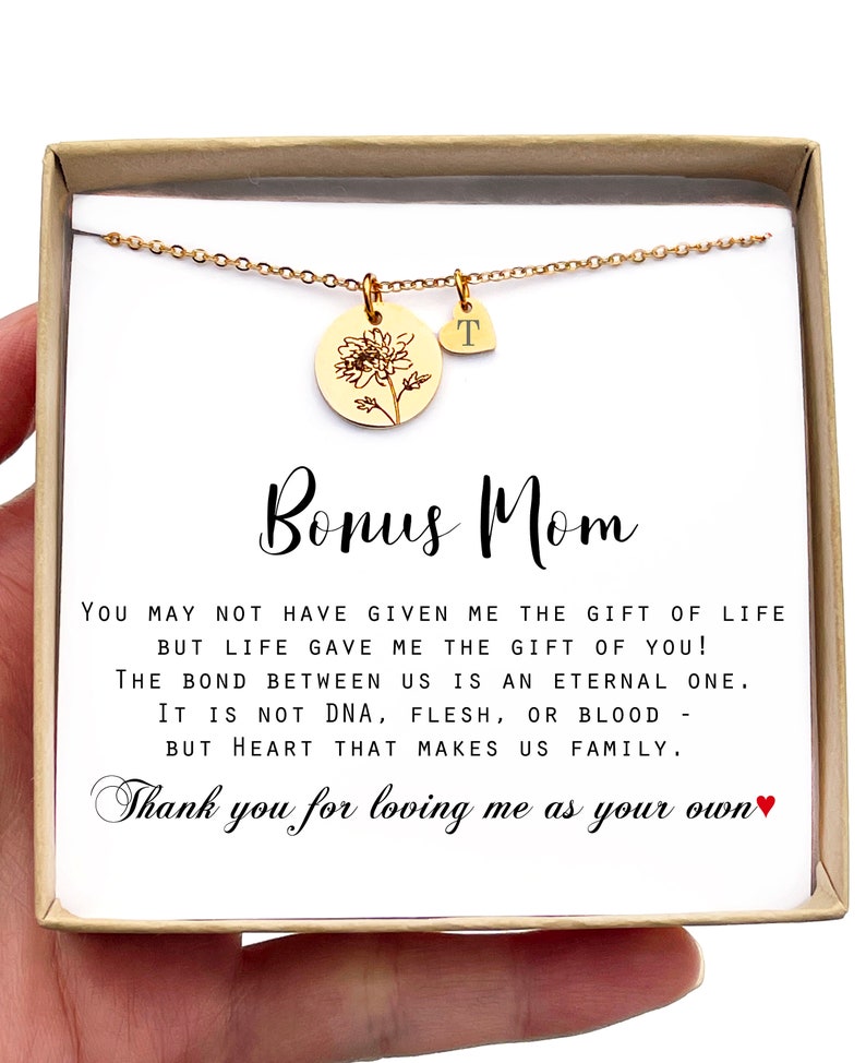 Personalized Gift for Mother of the Groom Gift from BRIDE Mother of the Groom Necklace Gift for Mother in law Wedding Gift from Bride Bonus Mom