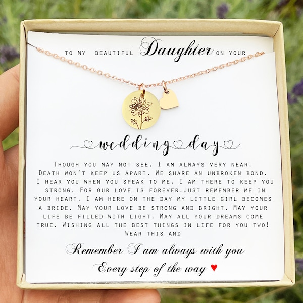 Father Of The Bride Necklace Memorial Gift For Bride Deceased Parent Pendant Dad Remembrance Gift Wedding Jewelry BRIDAL bouquet charm