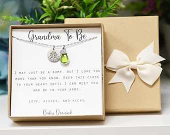 First Time Grandma Baby Announcement Grandparent, New Grandma Gift, Promoted to Grandma Pregnancy Reveal Gift for New Grandmother Gift