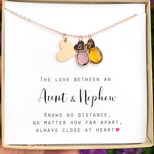 Aunt Necklace Aunt Gift from Nephew Jewelry Birthday Gift Christmas Gifts for Aunt Gift Aunt jewelry Gift for Aunt gifts from Nephew H15