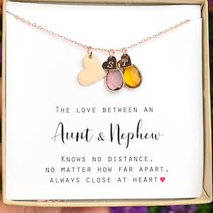 Aunt Necklace Aunt Gift from Nephew Aunt Jewelry Birthday Gift Christmas Gifts for Aunt Gift Aunt jewelry Gift for Aunt gifts from Nephew