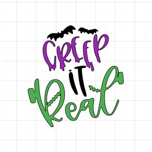 Creep It Real Halloween Decal