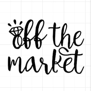 Off The Market Engagement Vinyl Decal