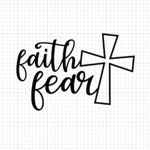 Faith Over Fear Vinyl Decal