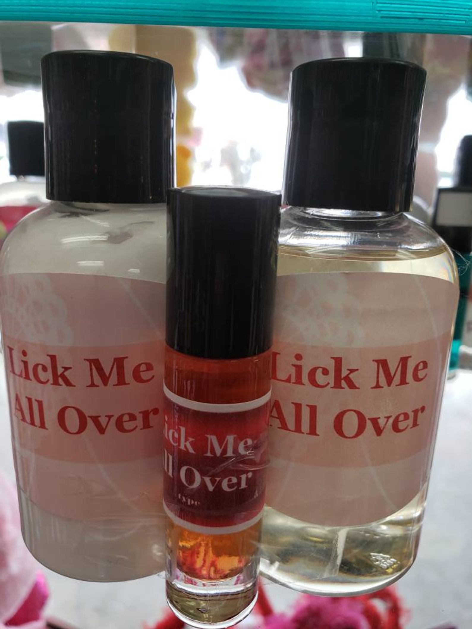 4 oz Handmade Lotion and Bath Gel with Fragrance Oil Roller Ball