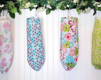 Spring Plastic Bag Holder, Plastic Bag Storage Container, Plastic Bag Holder, Kitchen Organizer, Plastic Bag Organizer, Grocery Bag Holder