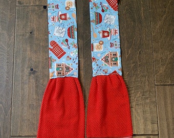 Kitchen Towel Boa, Christmas Towel, Kitchen Towel Scarf, Neck Towel, Dish Boa, Baking Kitchen Towel, Holiday Kitchen, Kitchen Gifts