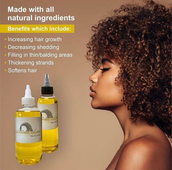 Hair Growth Oil Stimulating Thickening All Natural 4oz Etsy Australia